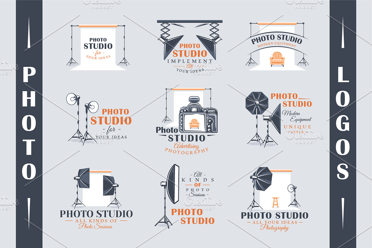 18 Photo Studio Logos Templates, a Branding & Logo Template by Art Design (Photo 3 of 11)