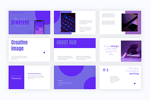 Purple Presentation Template