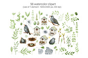 Starling family, spring bird, plants, an Animal Illustration by Artmanata (Thumbnail 4 of 16)