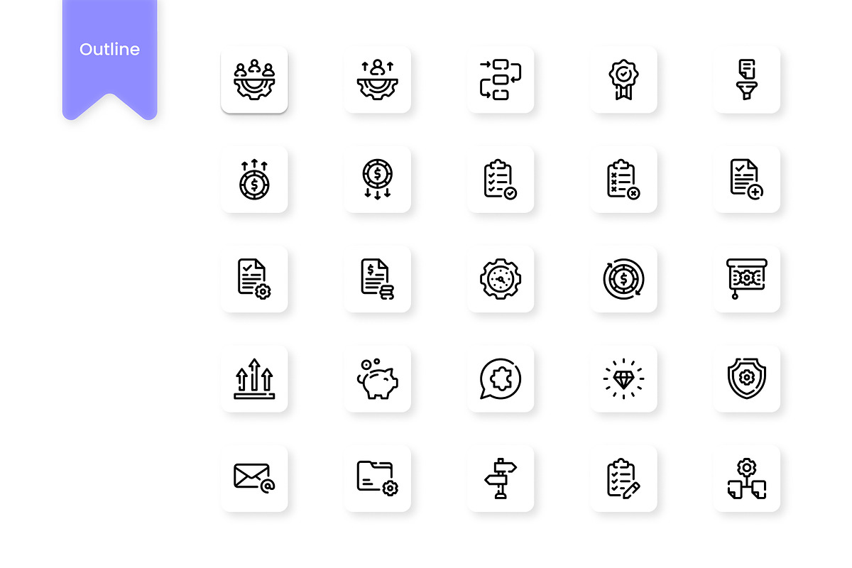Task and Project Management Icons, a Duotone Icon by HacaStudio (Photo 2 of 3)