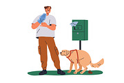 Pet care. Cats and dogs services set, an Animal Illustration by Good Studio (Thumbnail 4 of 11)