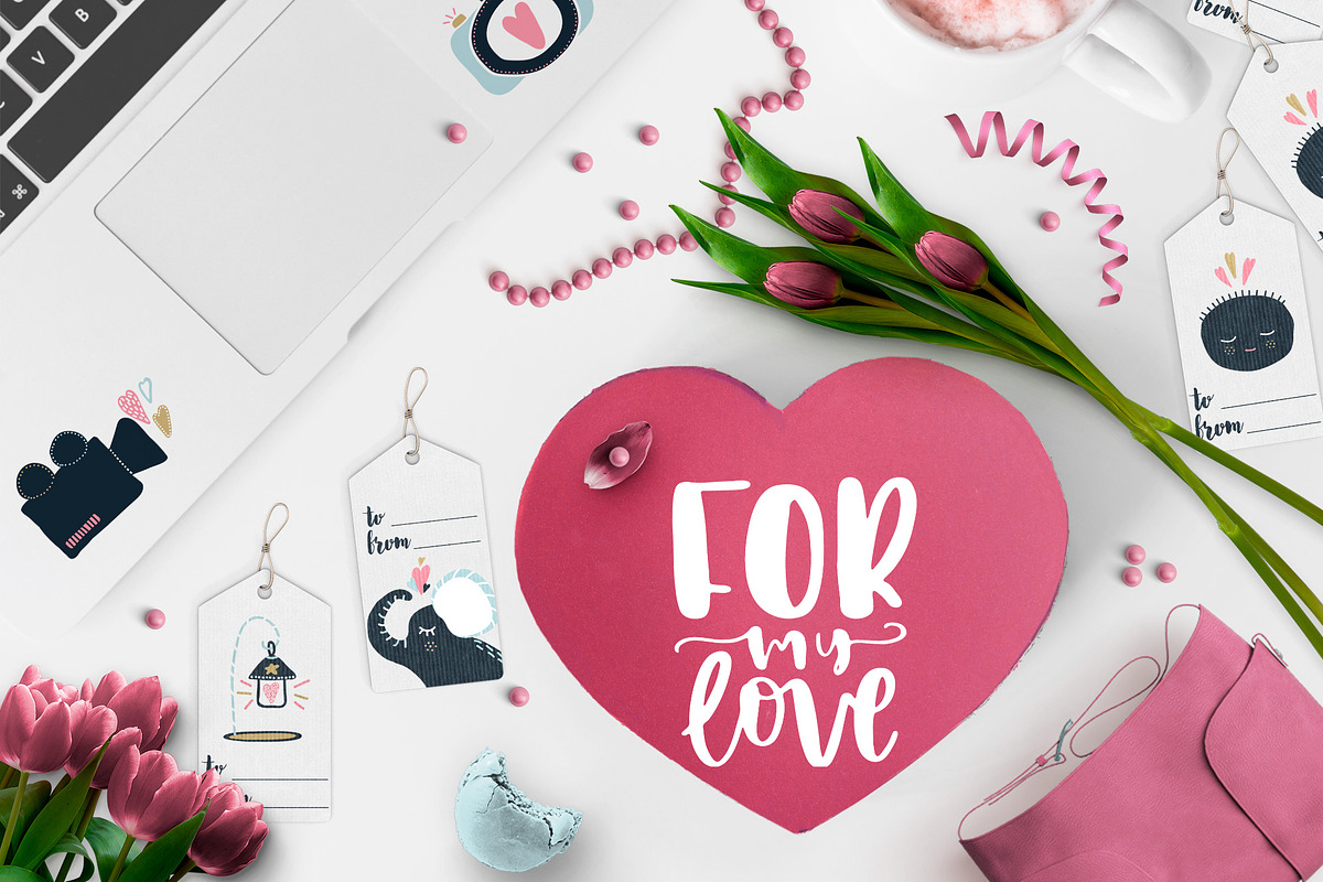 Valentines day illustrations, an Object Graphic by Alyonka_lis (Photo 2 of 11)