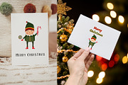 Cute Christmas Elf on Santa Workshop, a Seasonal Illustration by animatizmagix (Thumbnail 2 of 4)