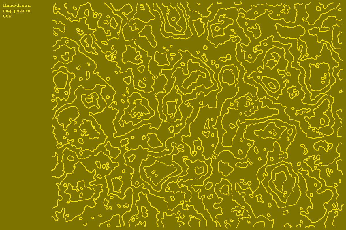 The Shop | Hand-drawn vector map patterns