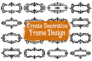 Classic Baroque Style Frame Elements, an Illustration by BIPLOB EXPERT