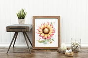 Whimsical Summer Flowers Clipart, an Illustration by Designworld (Thumbnail 2 of 6)