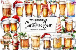 Christmas Beer Sublimation, an Illustration by DreamArtGraphic