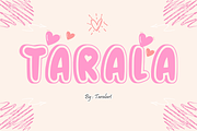 Tarala - Playful Sweet Bubble Font, a Sans Serif Font by KiddoGlyphs Studio (Thumbnail 1 of 5)