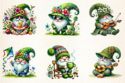 Funny Spring Gnome Clipart, an Illustration by DreamArtGraphic (Thumbnail 5 of 5)