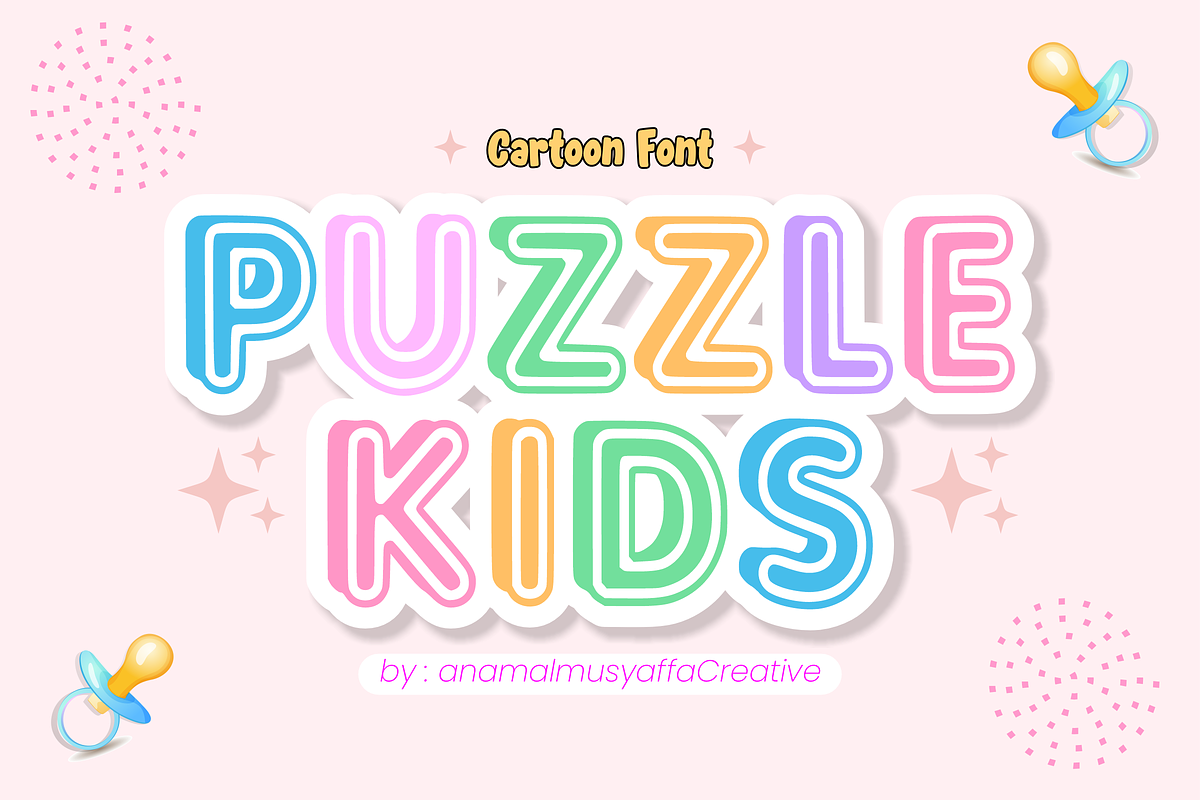 Chubby Baby - Display Font Types, a Font by KiddoGlyphs Studio (Photo 3 of 5)