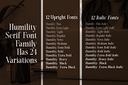 Humility, a Serif Font by groens (Thumbnail 5 of 6)