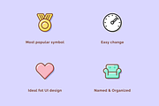Marshmallow icons, an Outline Icon by Amazing Custom Icons (Thumbnail 4 of 6)