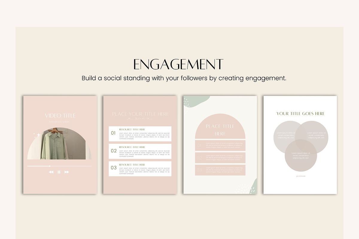 Instagram Template BUNDLE, a Social Media Template by Templits (Photo 5 of 8)