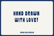 Hightide | Bold & Funky Display Font, a Sans Serif Font by Sarah Celia Design (Thumbnail 5 of 5)