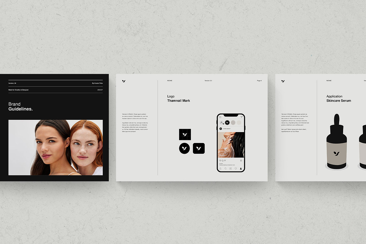 NOVAÉ · Brand Guidelines | CANVA, a Brochure Template by KreateTribe (Photo 4 of 11)