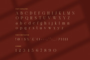 Roslia Elegant Ligature Serif Font, a Serif Font by Graphicxell (Thumbnail 7 of 8)
