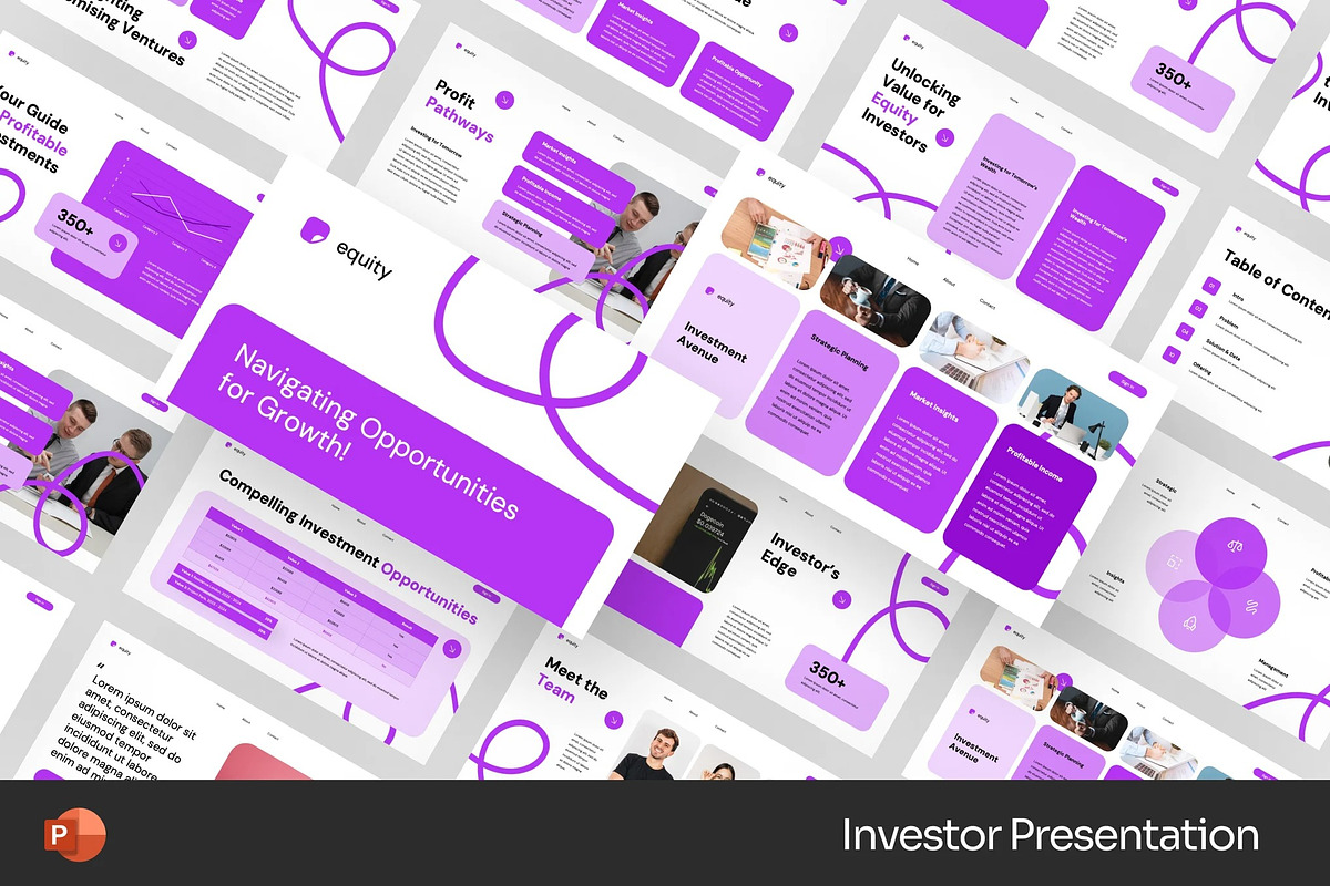 Investor Pitch Deck Powerpoint