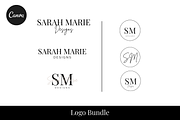 Minimalist Logo Templates Canva, a Branding & Logo Template by Joanna Lane Designs (Thumbnail 1 of 3)