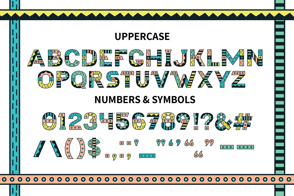 Loki Color Font preview 2