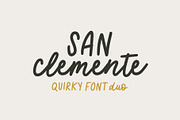San Clemente Font Duo, a Script Font by Rachel Kick (Thumbnail 1 of 14)