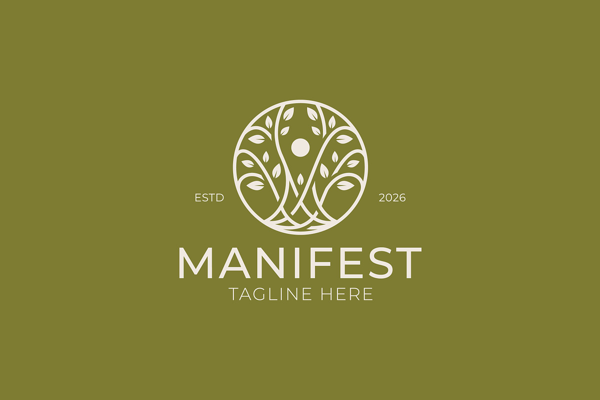 Manifest Abstract Tree Logo Design, a Branding & Logo Template by Signatoro (Photo 3 of 3)