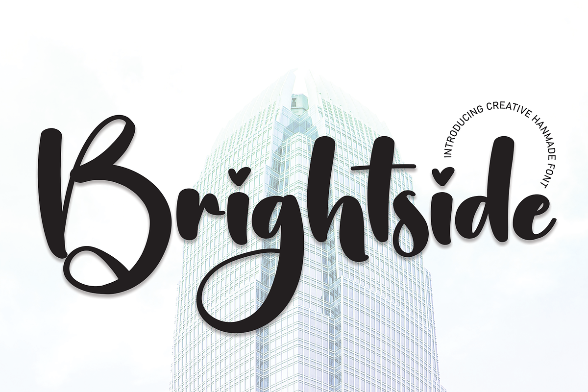 Brightside | Script Font, a Script Font by Scratchones (Photo 1 of 8)