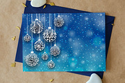 9 Christmas ball backgrounds, a Decorative Illustration by jelisua88 (Thumbnail 5 of 7)