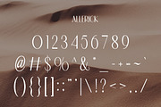 Allerick | Modern Classic, a Sans Serif Font by Muntab_Art (Thumbnail 9 of 9)