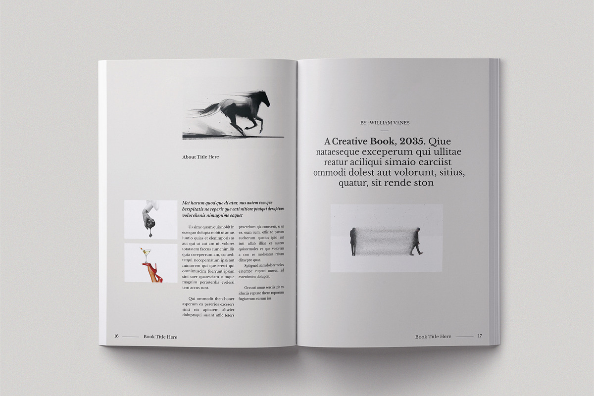 Book Title Layout Design Template, a Brochure Template by TemplateFolio-Shop (Photo 8 of 19)