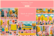 Autumn Time 1- 186 AI illustrations, a Seasonal Illustration by Pundateam (Thumbnail 4 of 9)