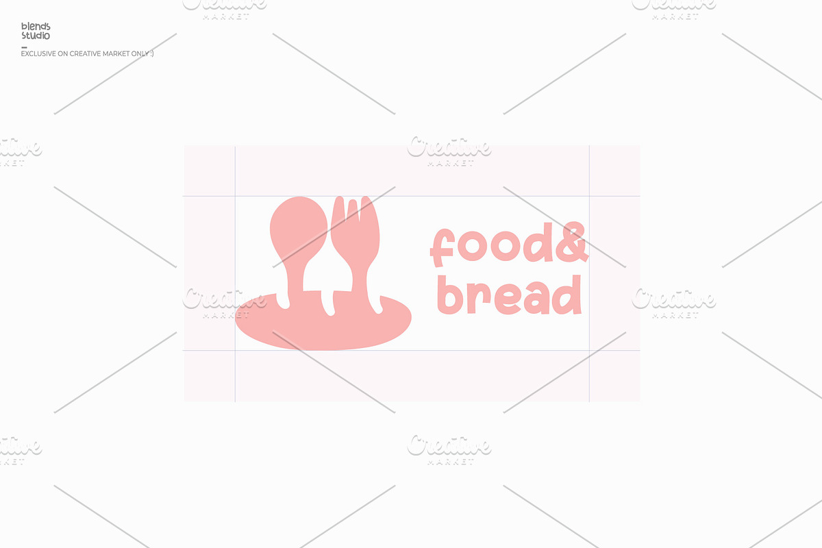 Food & Bread Logo, a Branding & Logo Template by blends.studio (Photo 3 of 4)
