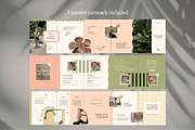Luxury Pastel Pilates IG Templates, a Social Media Template by CanvaTemplateClubCo (Thumbnail 2 of 10)