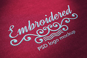 3 x Stiched Logo Mockups, a Product Mockup by GrafxFun (Thumbnail 1 of 3)