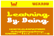 Learning font, a Script Font by weknow (Thumbnail 1 of 5)