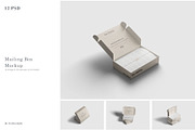 Mailing Box Mockup, a Packaging Mockup by scribrostudio (Thumbnail 1 of 13)