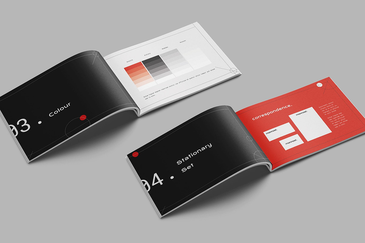 Brand Guidelines Template - Monnost, a Brochure Template by fakhroo (Photo 7 of 11)
