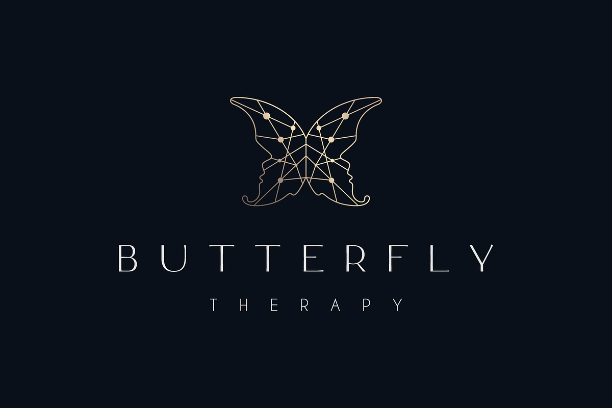 Elegant Butterfly Therapy Logo, a Branding & Logo Template by zdson (Photo 1 of 2)