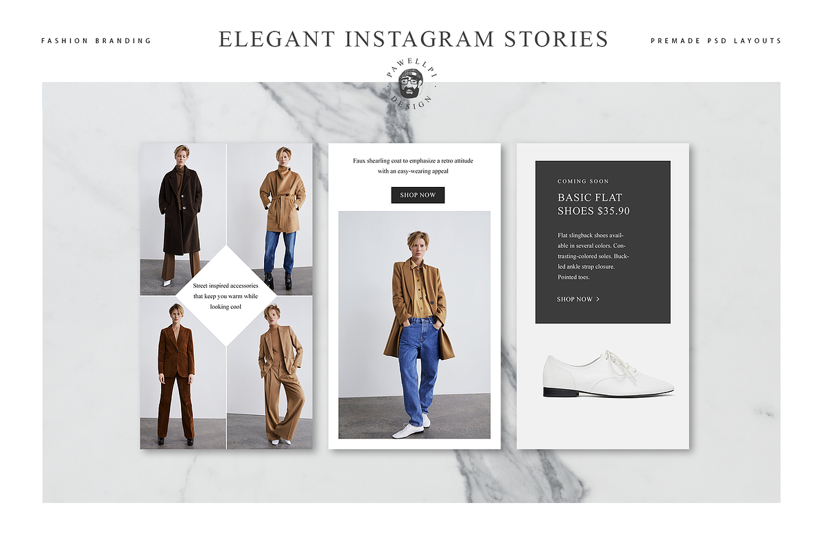 ELEGANT INSTAGRAM STORIES, a Social Media Template by pawellpi (Photo 18 of 26)
