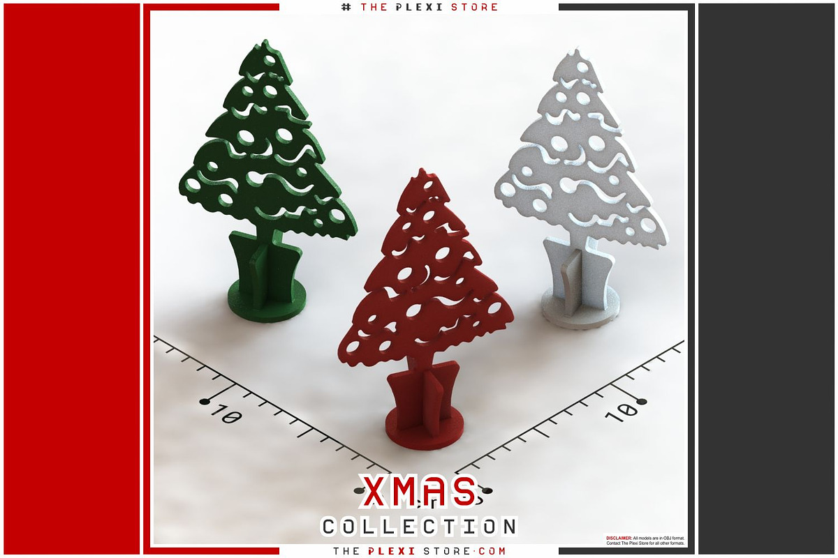 Table Ornament - #02 Xmas Tree, a Plants & Tree 3D Model by TPS Digital Assets (Photo 2 of 3)