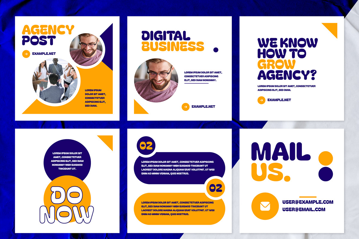 Social Media Post Layout, a Social Media Template by MightyDesign (Photo 2 of 6)