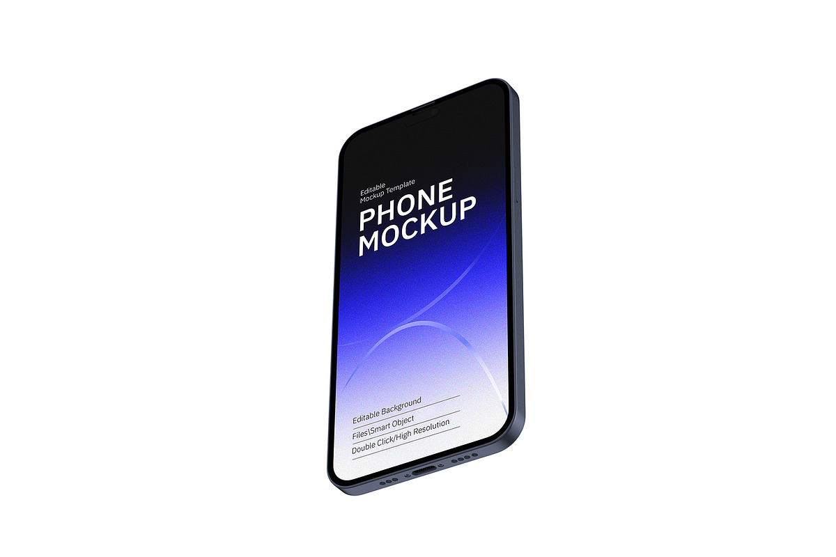 Realistic Smartphone Screen Mockup