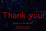 NINTEGLE - classic in a new way font, a Serif Font by CHIMERA (Thumbnail 10 of 10)