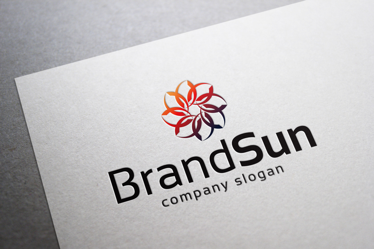 Brand Sun Logo, a Branding & Logo Template by EmilGuseinov (Photo 1 of 2)