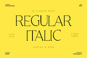 CS Florens Disco, a Serif Font by Craft Supply Co. (Thumbnail 4 of 8)