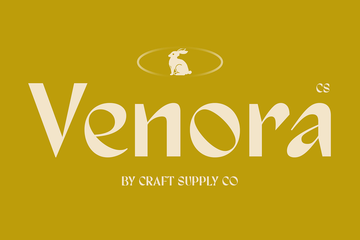 CS Venora – Classic Font, a Sans Serif Font by Craft Supply Co. (Photo 1 of 8)