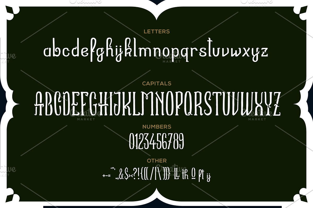 Billtown Typeface, a Font by Scredeck (Photo 2 of 2)