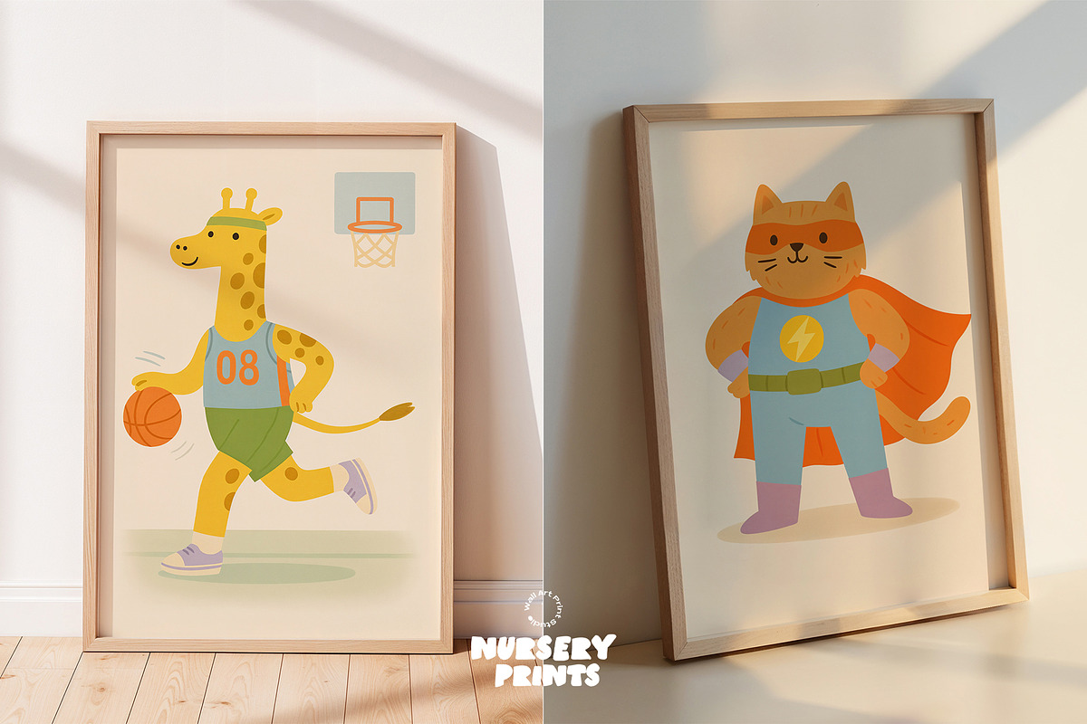 Nursery Prints, a Graphic by Wall Art Print Studio (Photo 6 of 15)