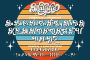Malistia - Retro Font & Extrude., a Script Font by IM Studio (Thumbnail 6 of 7)