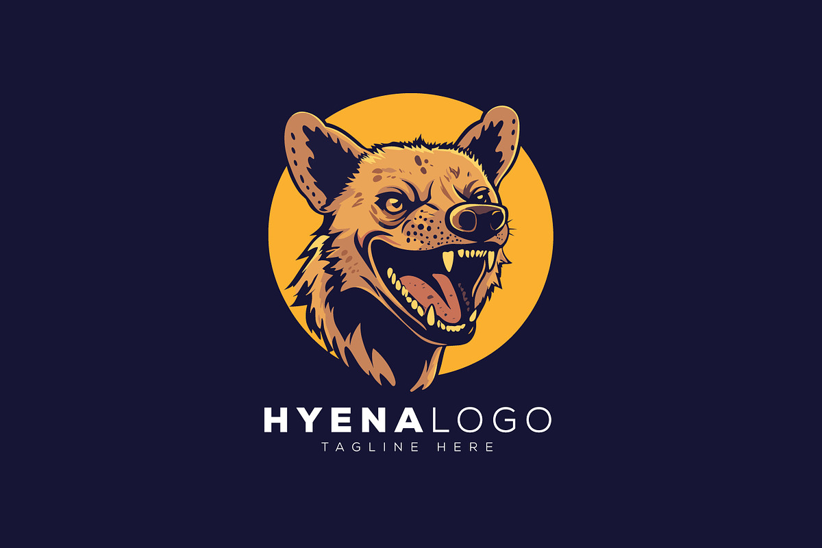 Hyena Logo, a Branding & Logo Template by Xoovion