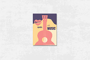 Music Poster Inspirational Quote, a Decorative Illustration by PsychocheArt (Thumbnail 2 of 2)
